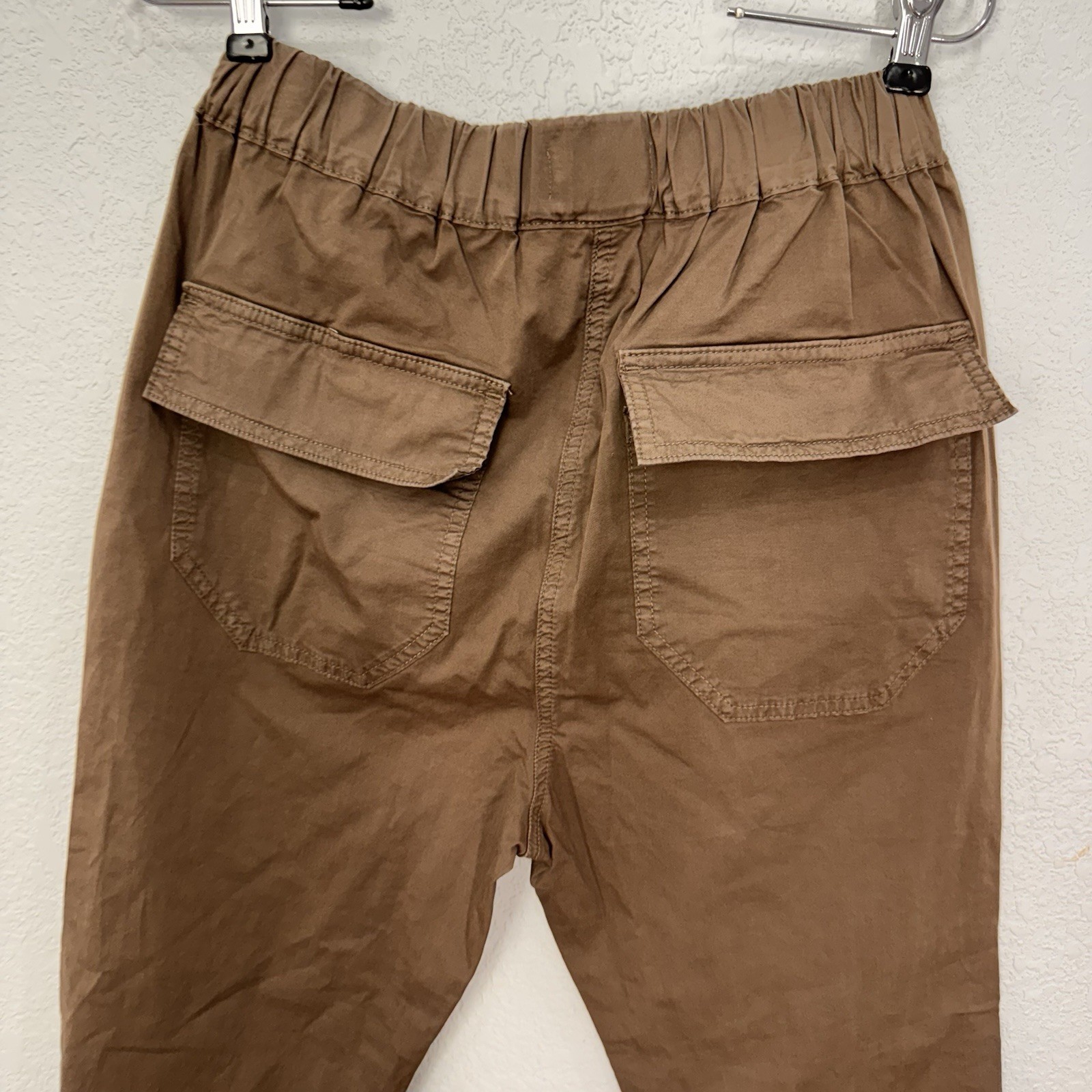 Pistola Gray In Style Straight Chinos Pants Women 2 Size XS Casual Relax Pull On