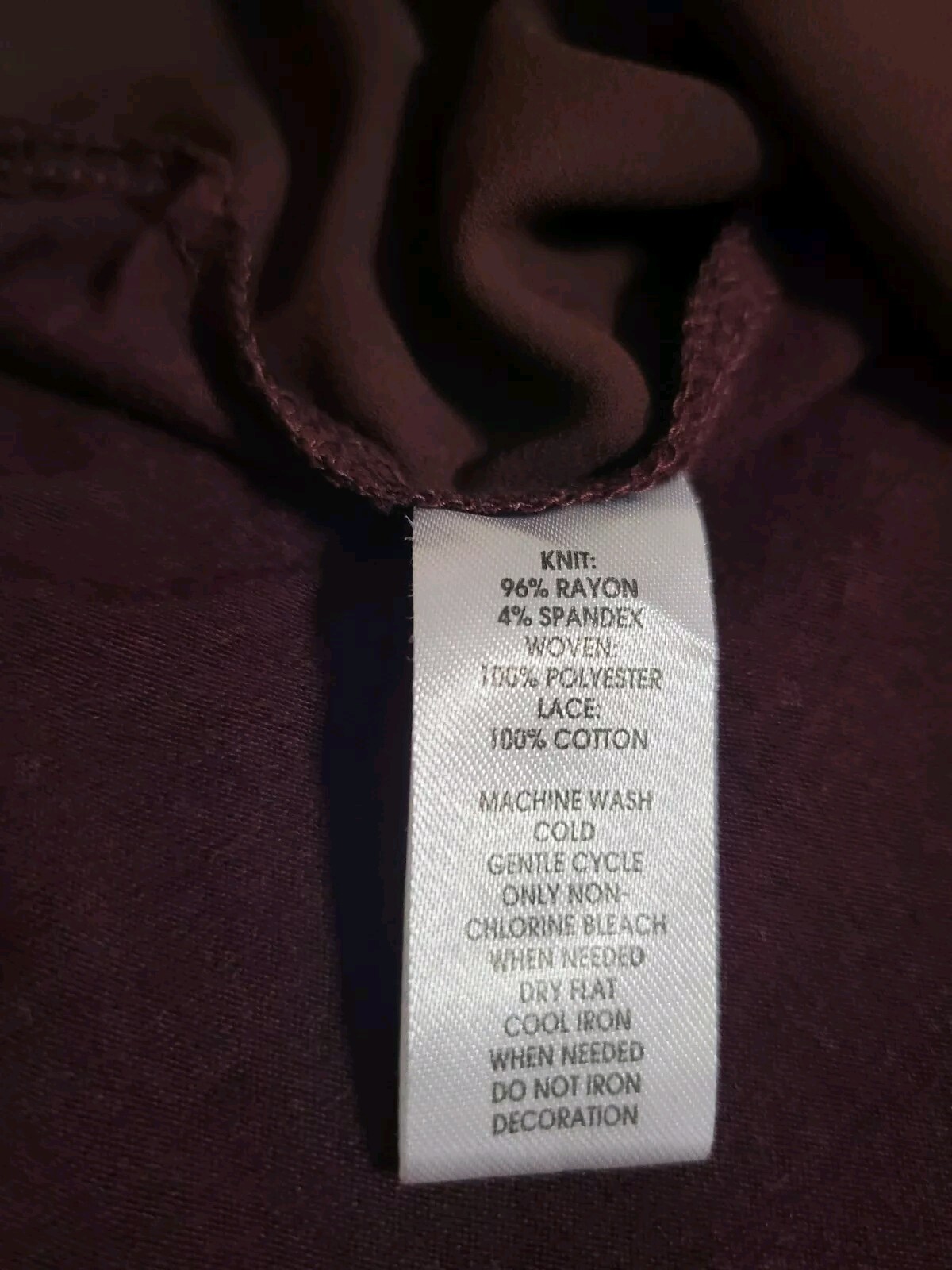 Loft Outlet Medium Long Sleeve Peekaboo Sleeves Burgundy Comfort Wear