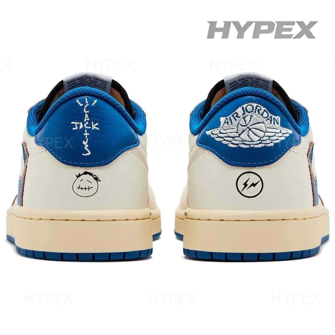 Fragment Design x Travis Scott x Air Jordan 1 DM7866-104 New Size