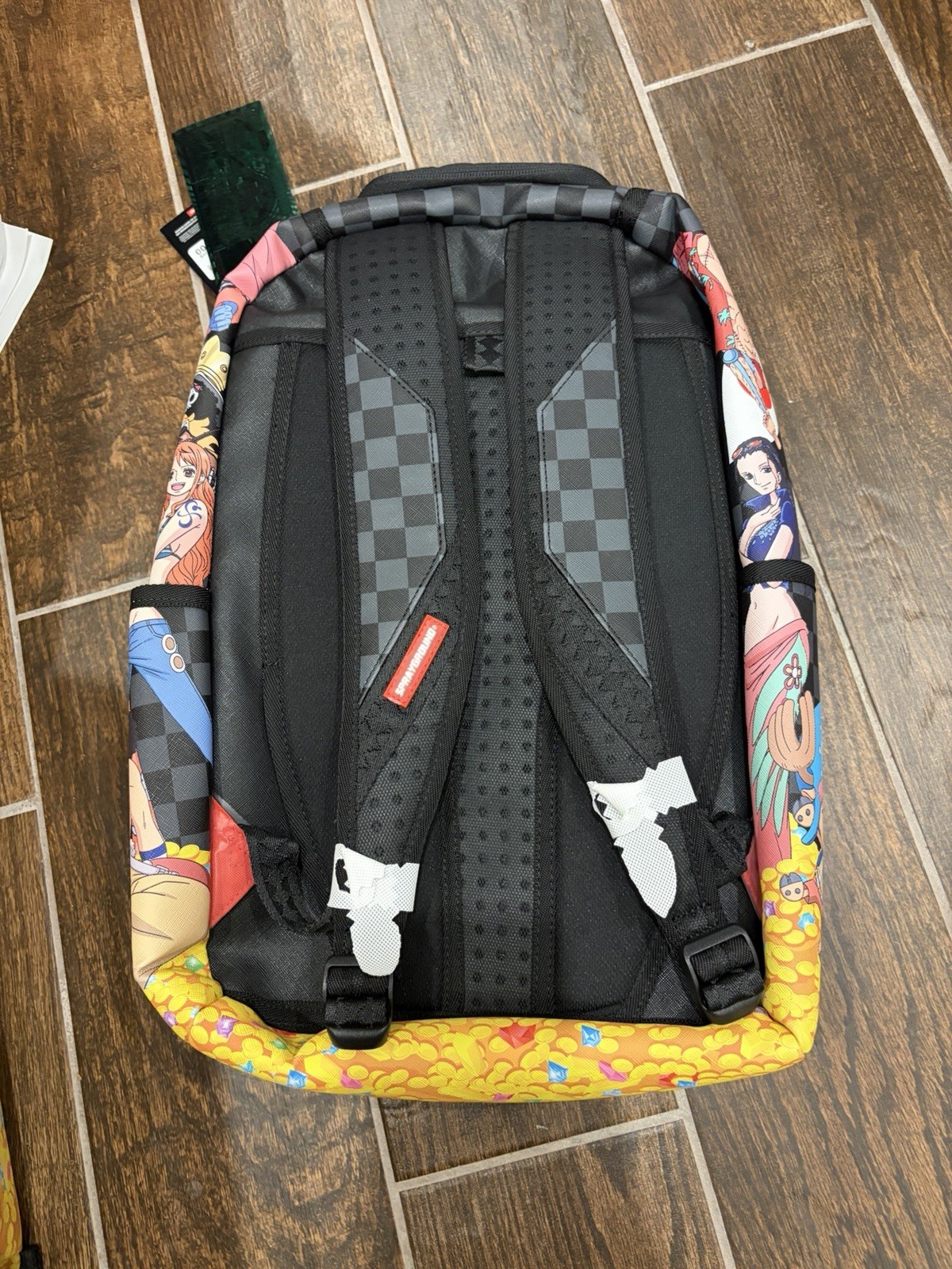 Sprayground One Piece TREASURE HUNT Backpack New Black Bookbag School Bag Rare