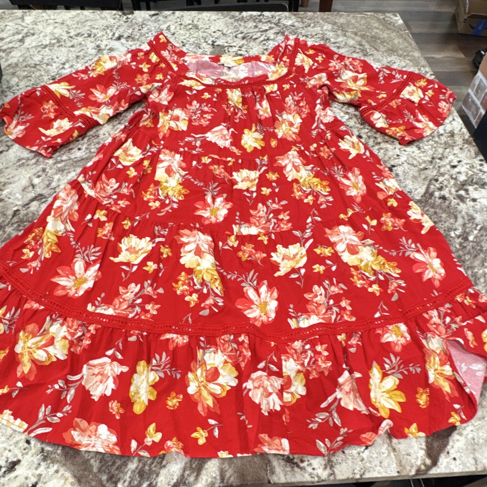 Gorgeous red Flowy Dress