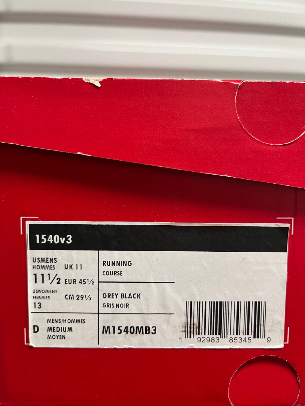 New Balance 1540 v3 Grey Blue 3M Silver Reflective M1540MB3 Running Shoe Trainer