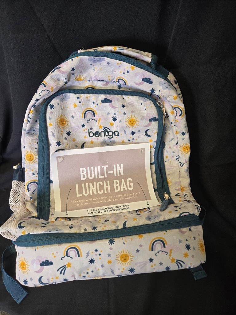 &= Bentgo Backpack Insulated Lunch Bag 2-in-1 Easy Clean BPA Free Insulation NEW