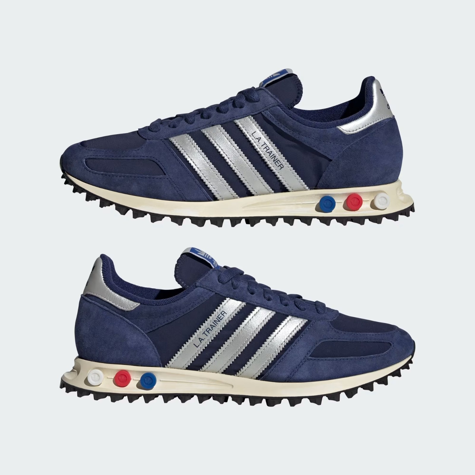 Adidas LA Trainer OG JR7171 Dark Blue Silver Men’s Sneakers Vintage low shoes