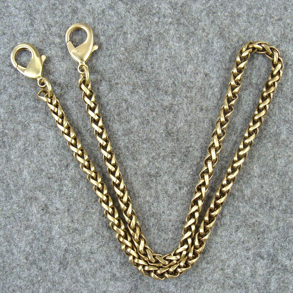 Solid Brass Bag Wallet Chain Fob Pants Jeans Chain Key Chain – 20 INCHES