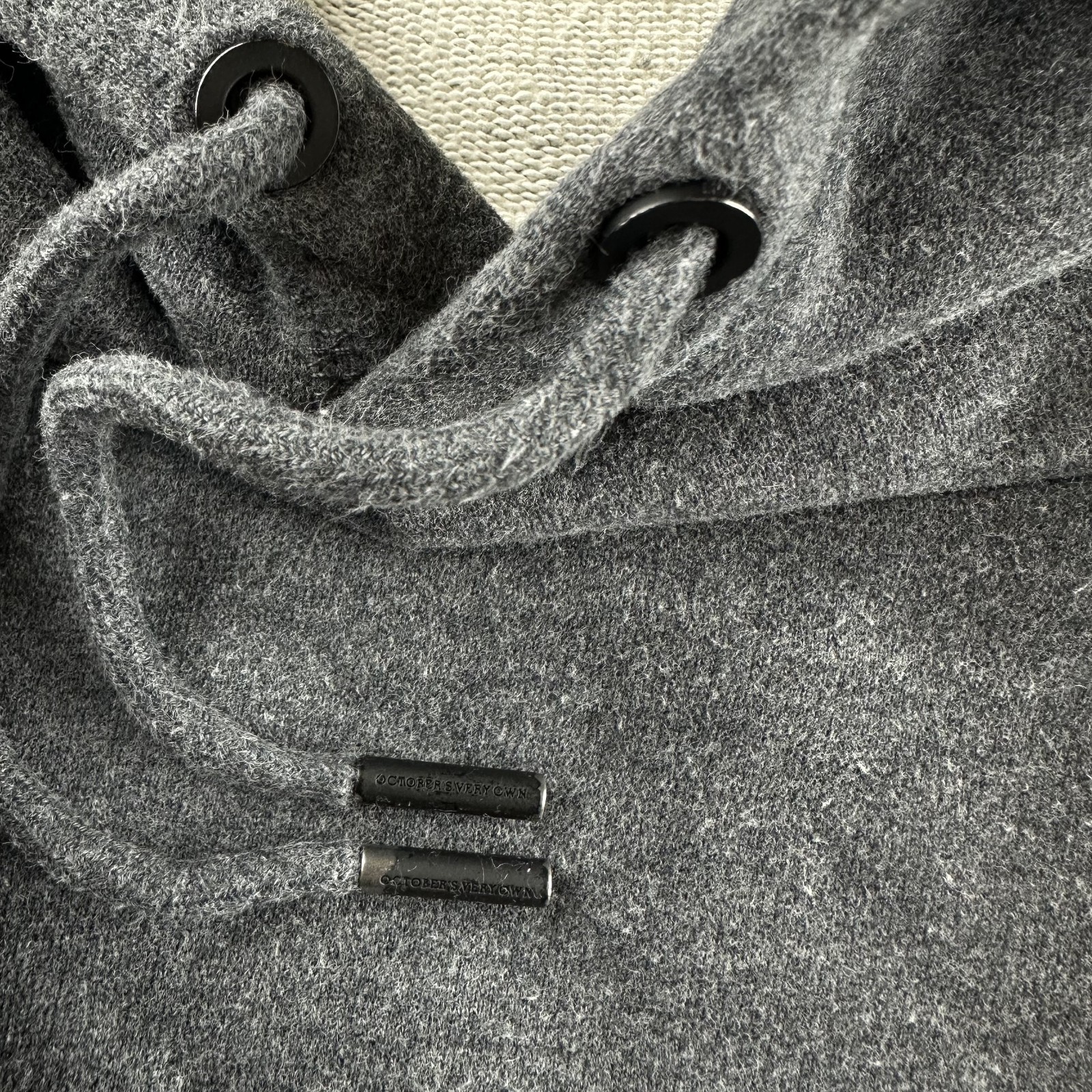 Ovo October’s Very Own Classic Owl Logo Hoodie Charcoal Grey – M