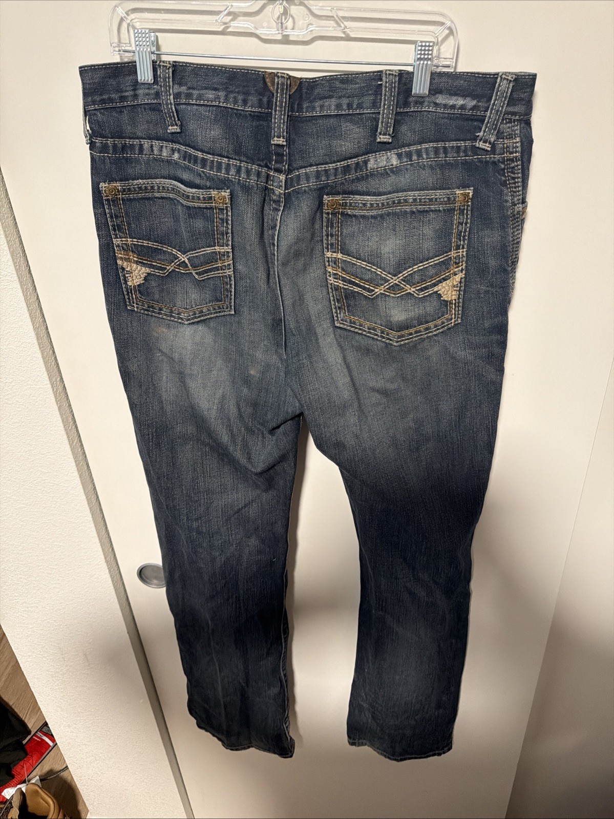 Ariat M2 Relaxed Boot Cut Size 36×36 Mens Denim Cowboy Work Blue Jeans