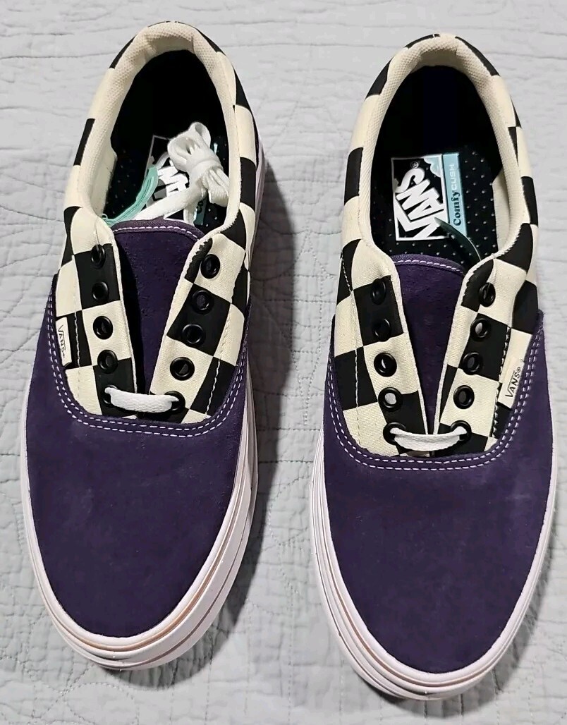 Vans Super ComfyCush Era Purple Velvet Size 8.5 Men/10 Women