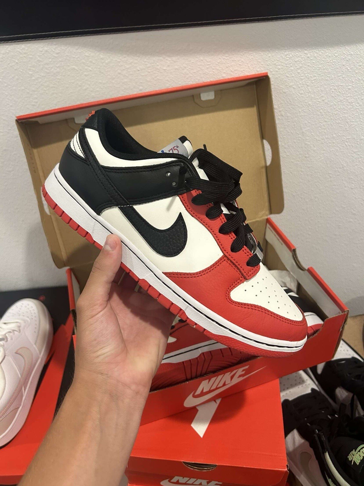 Size 10 – Nike Dunk Low EMB x NBA 75th Anniversary – Bulls 2021