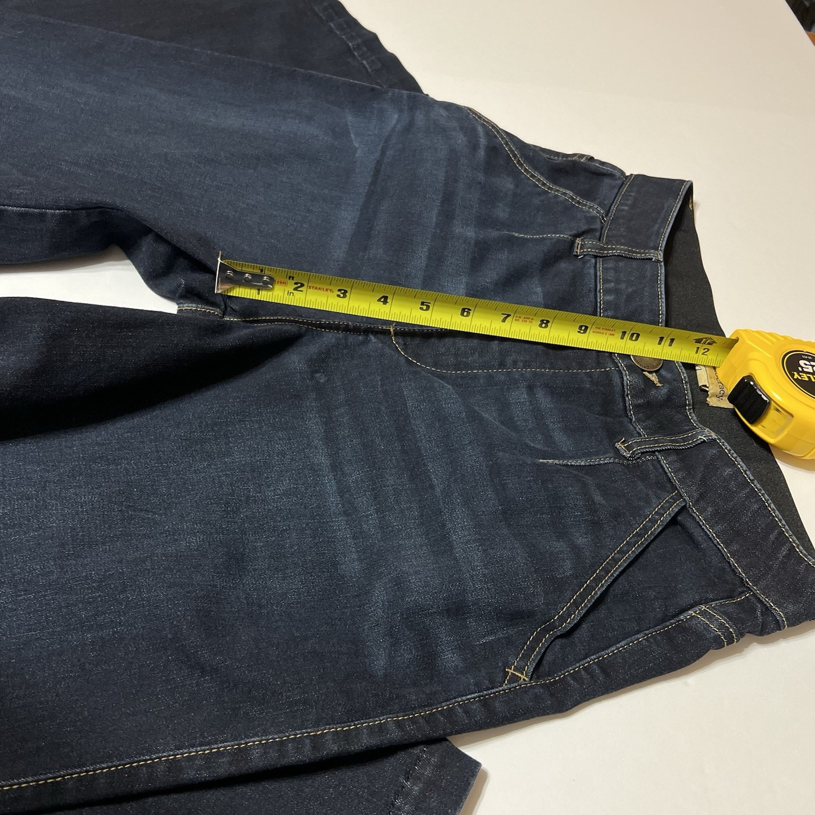 Democracy Ab Technology Wide Leg Jeans Womens 10 (29×29) Blue Dark Wash