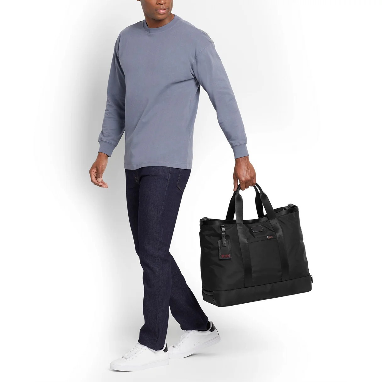 🎒 NEW TUMI Alpha 3 Carryall Tote Black 2203152 FXT Ballistic Nylon Business