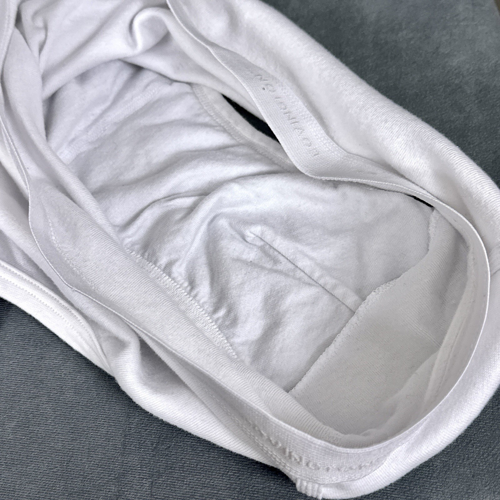 Vintage Covington Briefs Large 36-38 Pouch Pocket White Cotton Sears Underwear