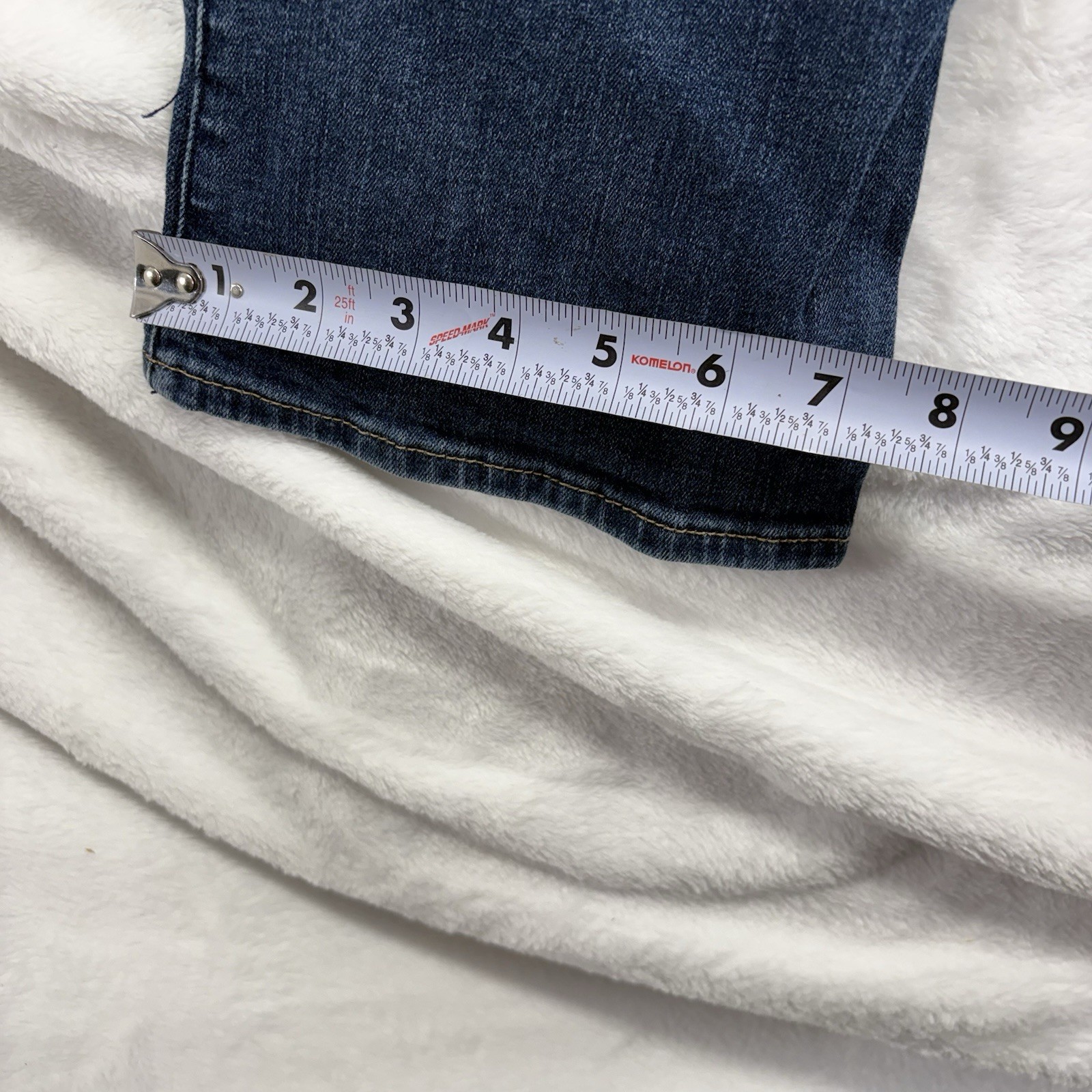 Hollister Women’s Blue Bootcut Jeans Low Rise Medium Wash Slim Fit Denim