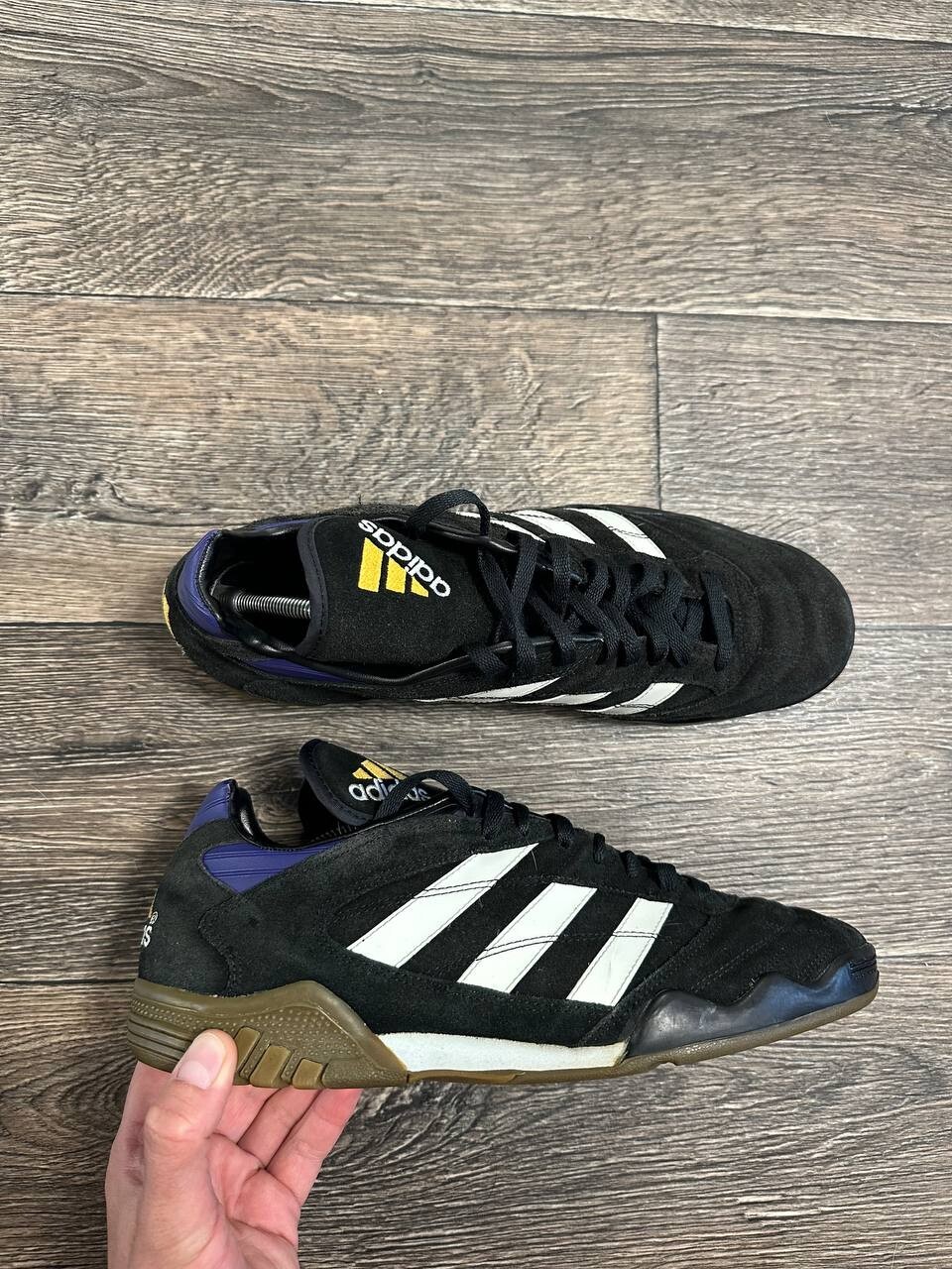 vintage adidas boots shoes football 1997 men us12,5 uk12 eu47 1/3