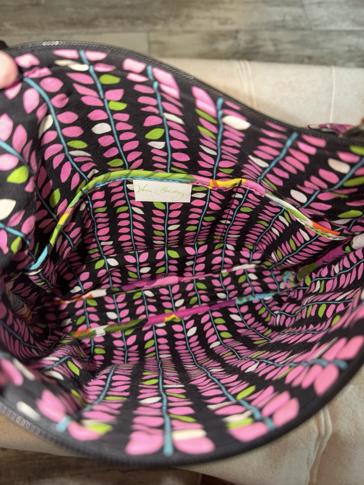 Vera Bradley VaVa Bloom Crossbody Hipster Purse Handbag Adjustable Strap Retired