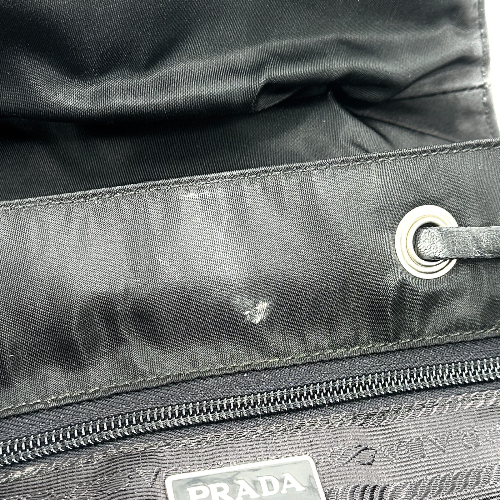 PRADA Rucksack Nylon Logo With Dust Bag