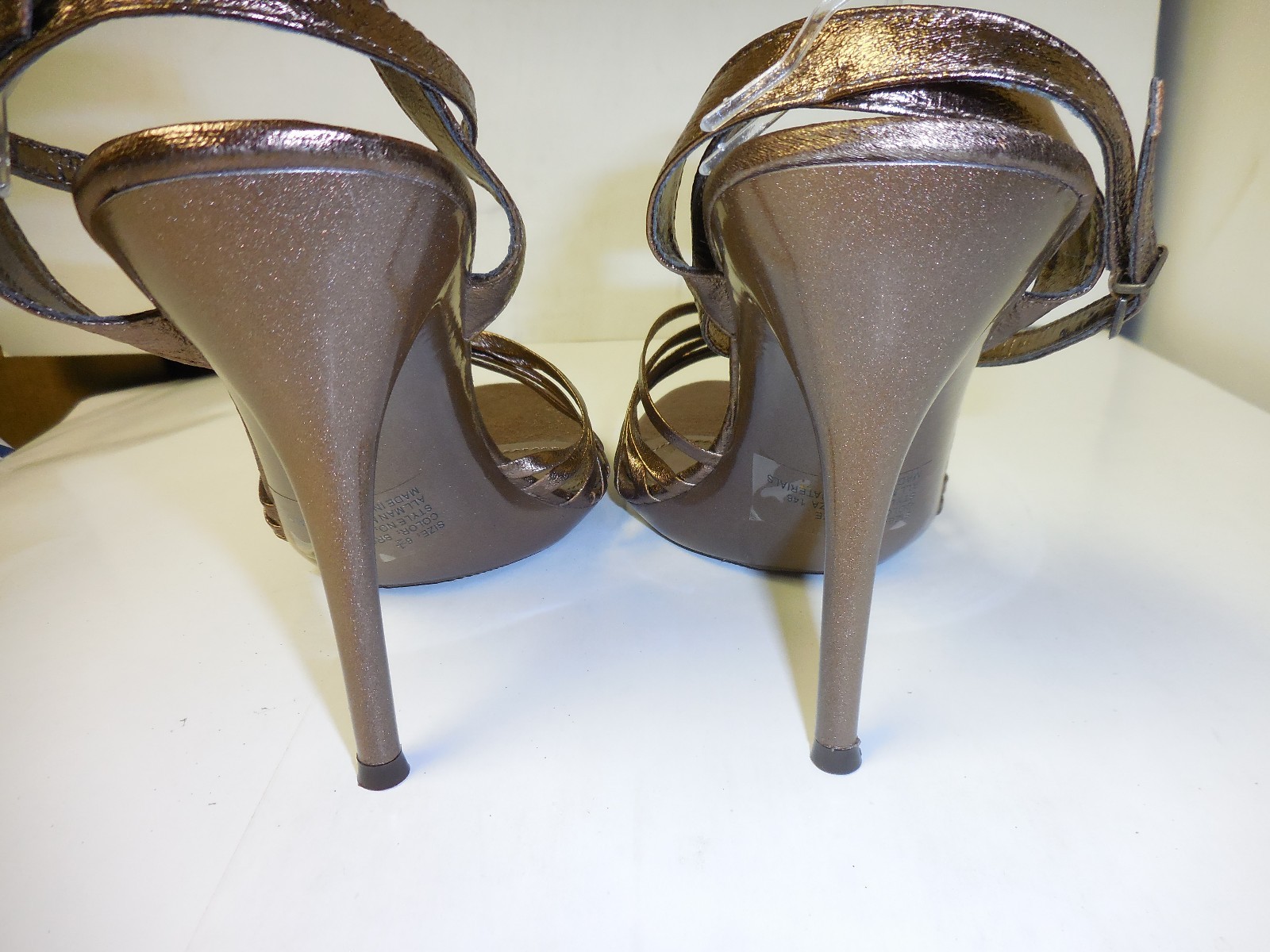 Women’s Chrome Brown Twist High Heel Party Shoes Sizes: 5 1/2 – 10