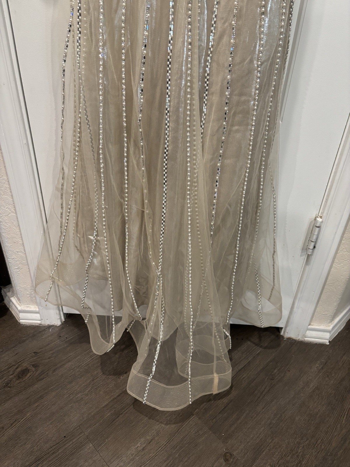 Ladivine By Cinderella Divine Corset Beaded Formal Dress