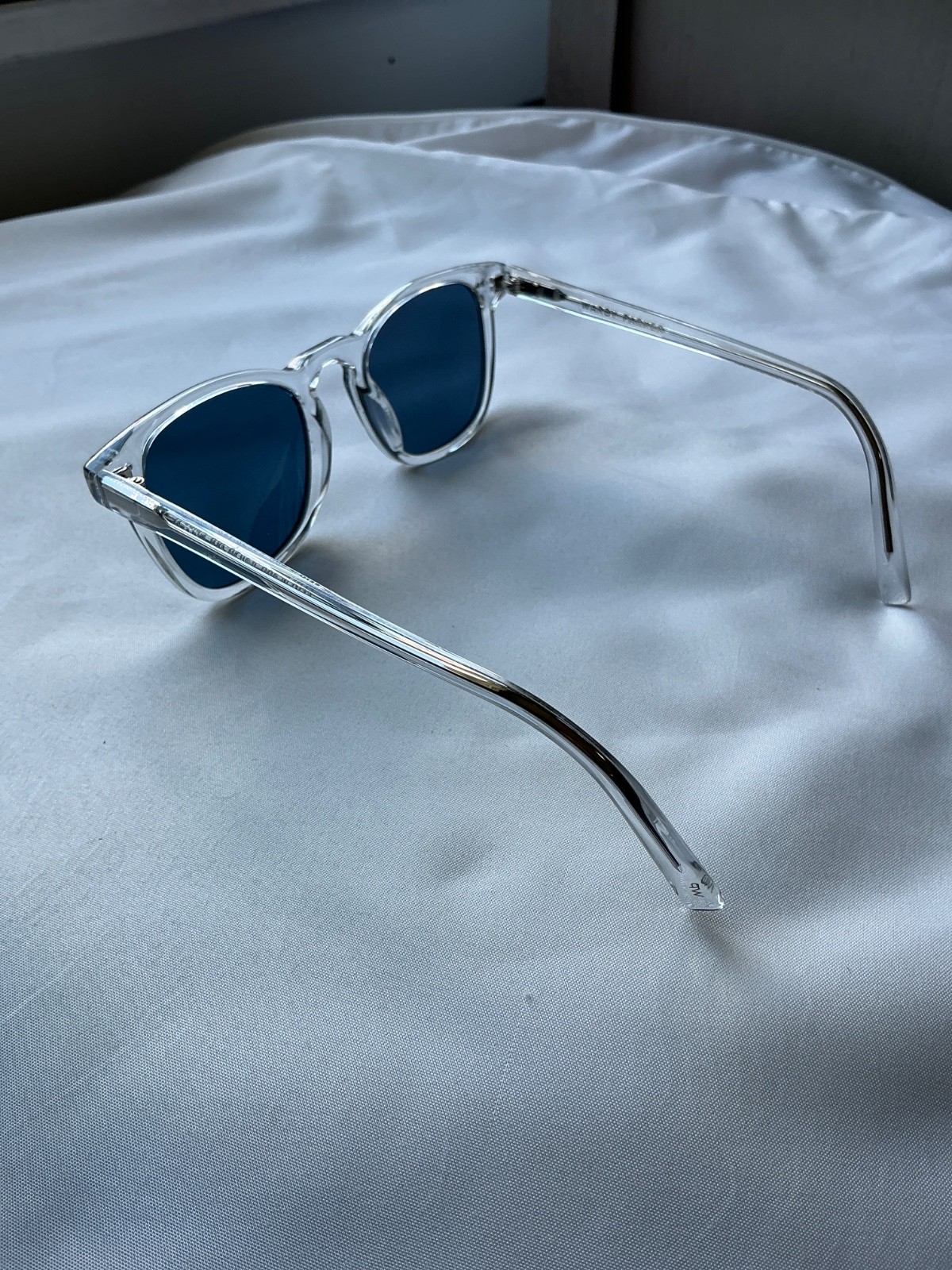 Warby Parker Elio Sunglasses In Crystal Frame