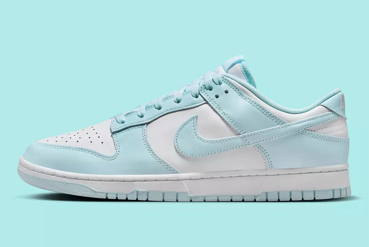 Nike Dunk Low Glacier Blue DV0833-104 Men’s Size New Sneakers Shoes