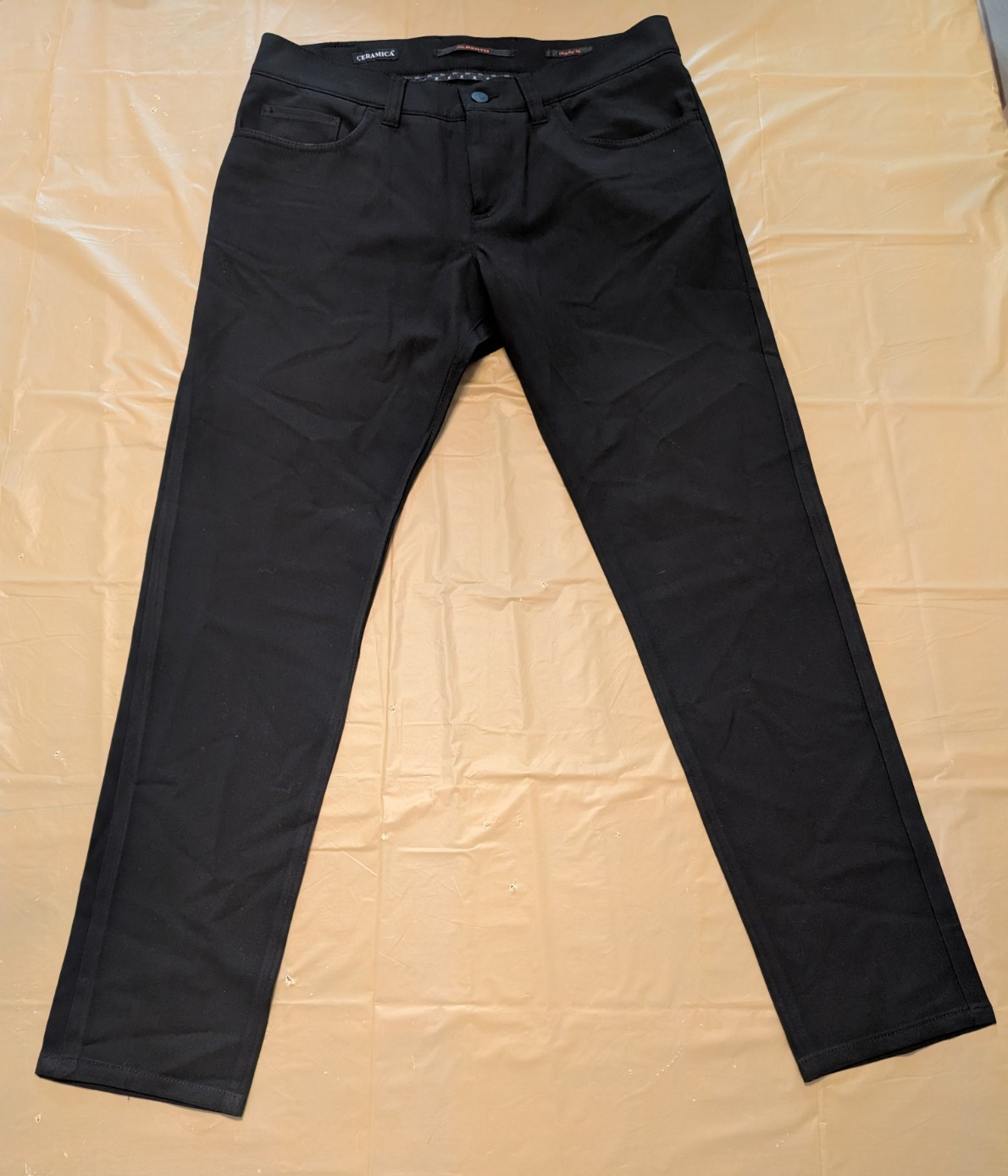 Alberto Mens Ceramica Stone Pants 31×32 Modern Stretch Performance (Fits 32×29)