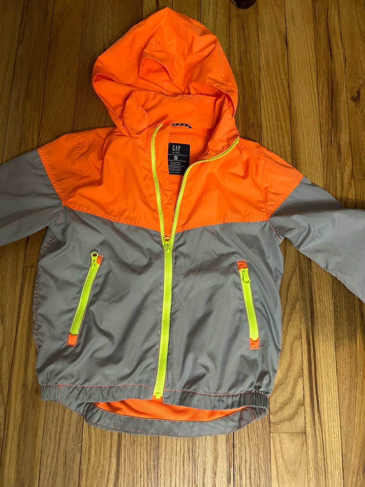 GAP Kids 100% Recycled Polyester Colorblock Windbuster Size S