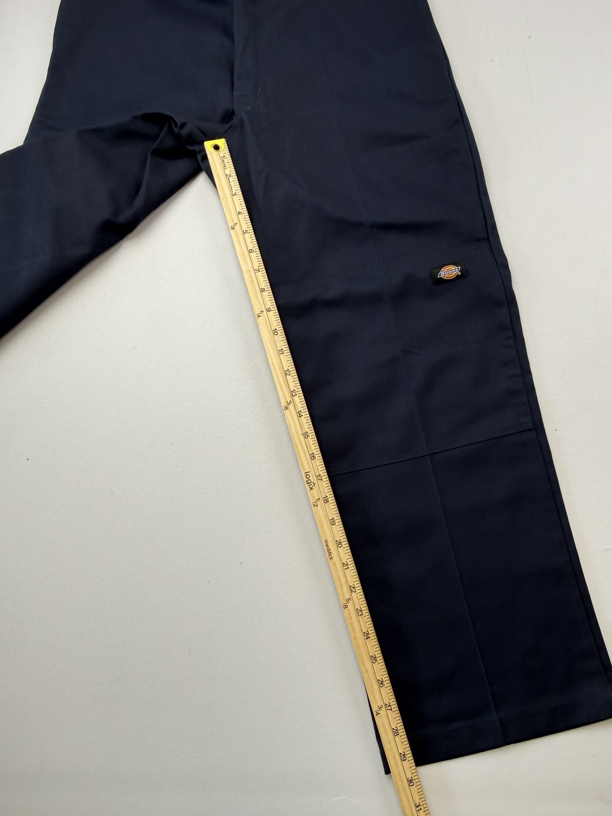 Dickies Pants Mens 33×30 Blue Chino Flat Front Straight Casual Workwear Uniform