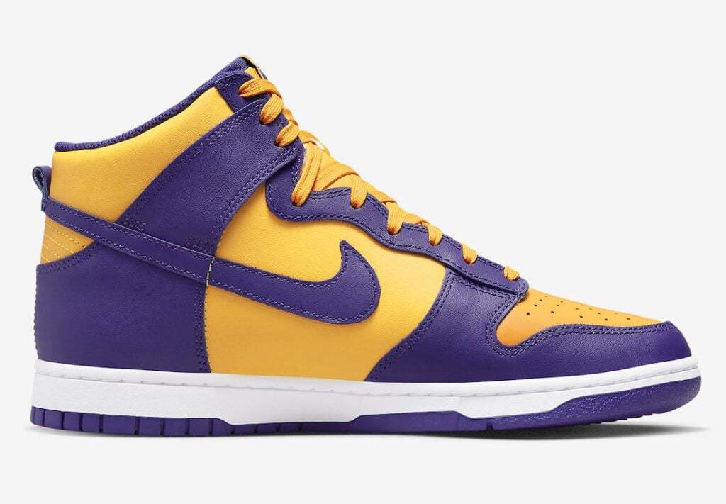 Nike Dunk High Retro Lakers DD1399-500 Yellow Purple Men’s US4-14 NEW