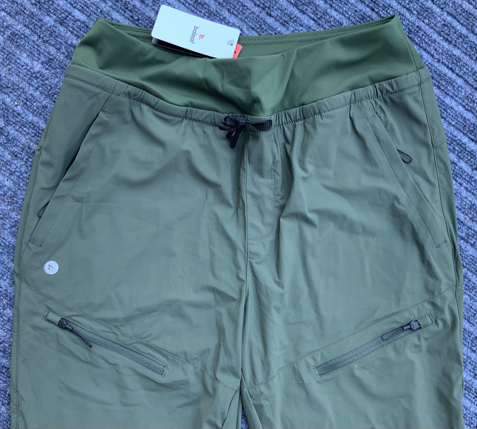 Baleaf Women’s Green UPF 50+ Hiking Jogger Pants Size M New With Tags