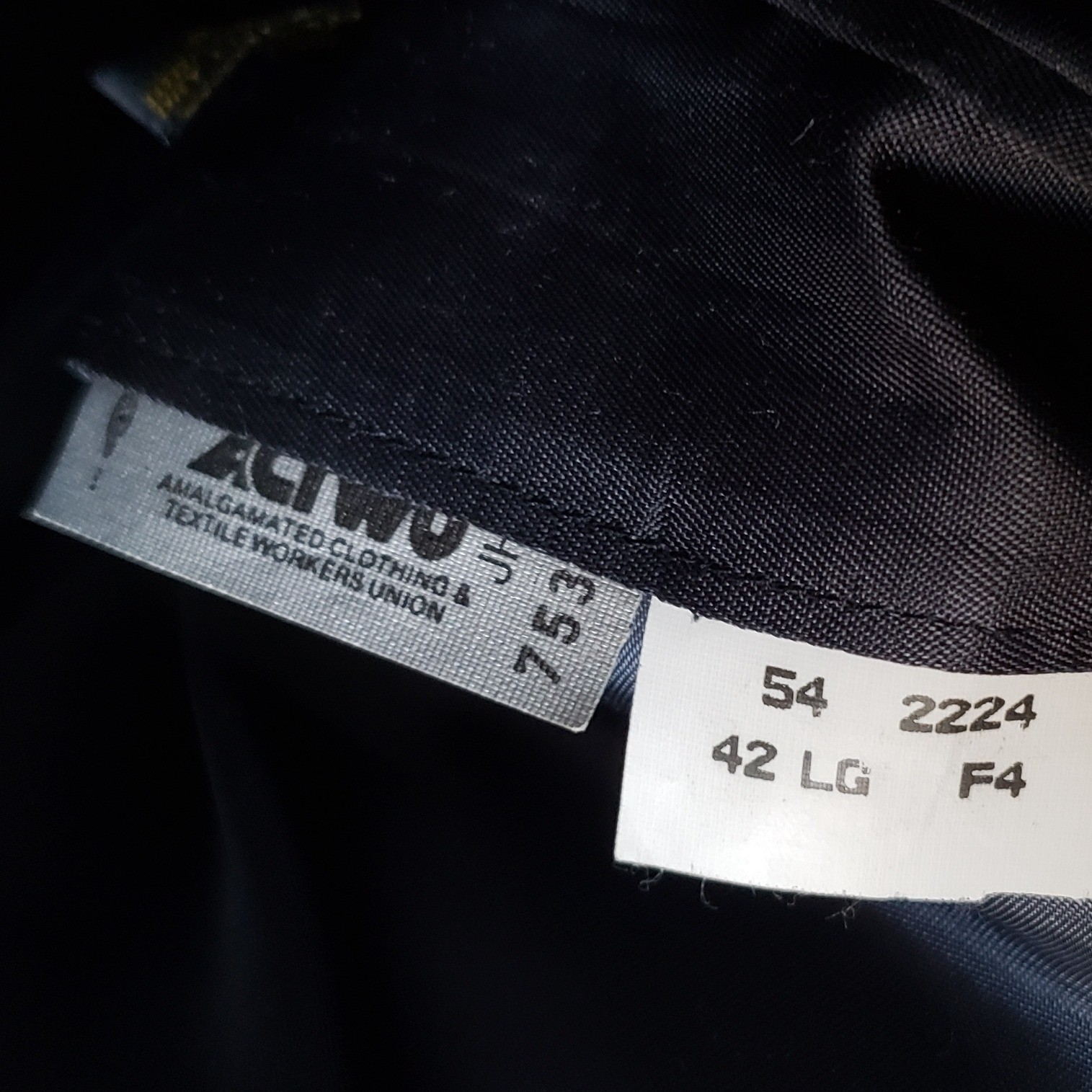 Brooks Brothers Blazer Mens 42L Navy Vintage Gold Buttons Union Made in USA