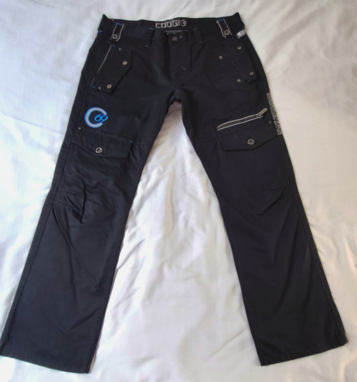 Coogi 1969 Men’s Black Denim Jeans Size W38 L34 ST45