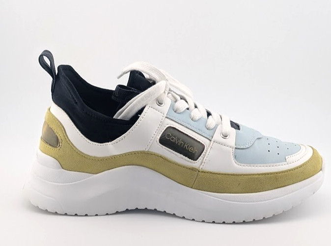 Calvin Klein Womens Ultra Neoprene Multicolor Lace-Up Sneaker Shoes Size 8M