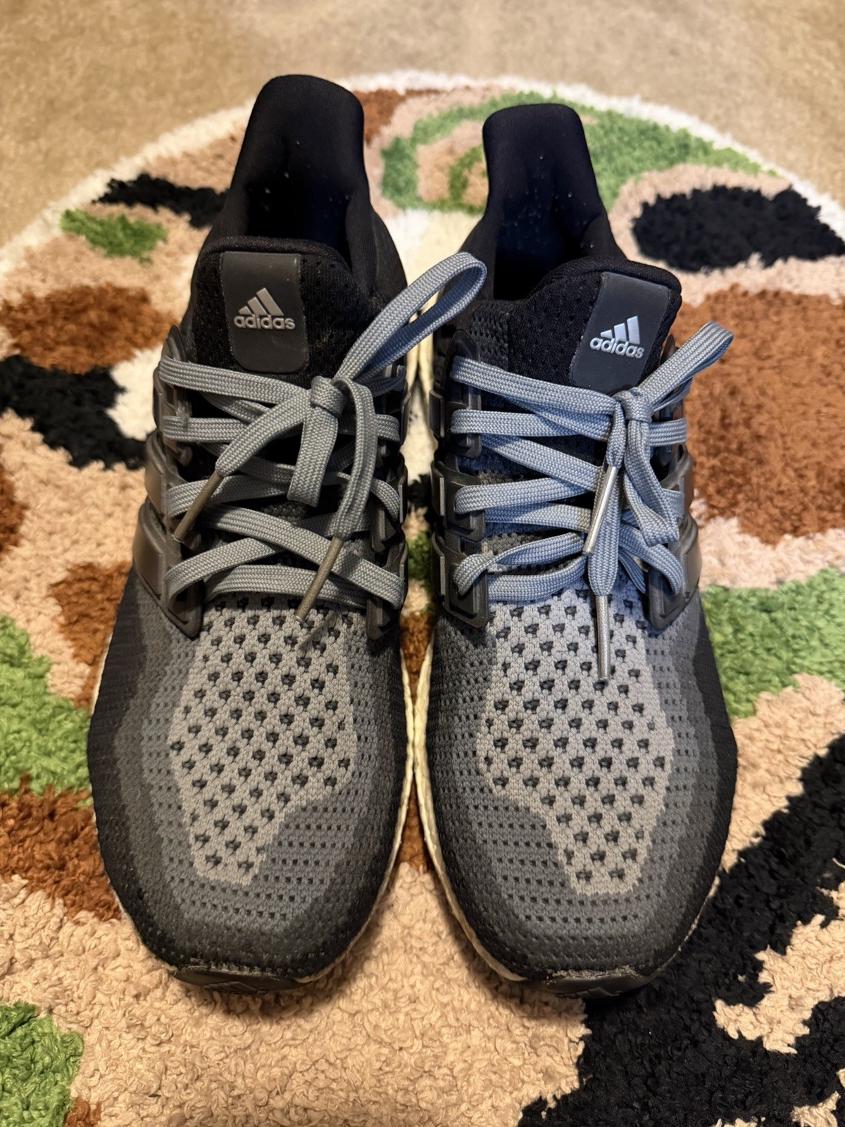 Adidas Ultra Boost 2.0 Black Grey Gradient Mens Size 9