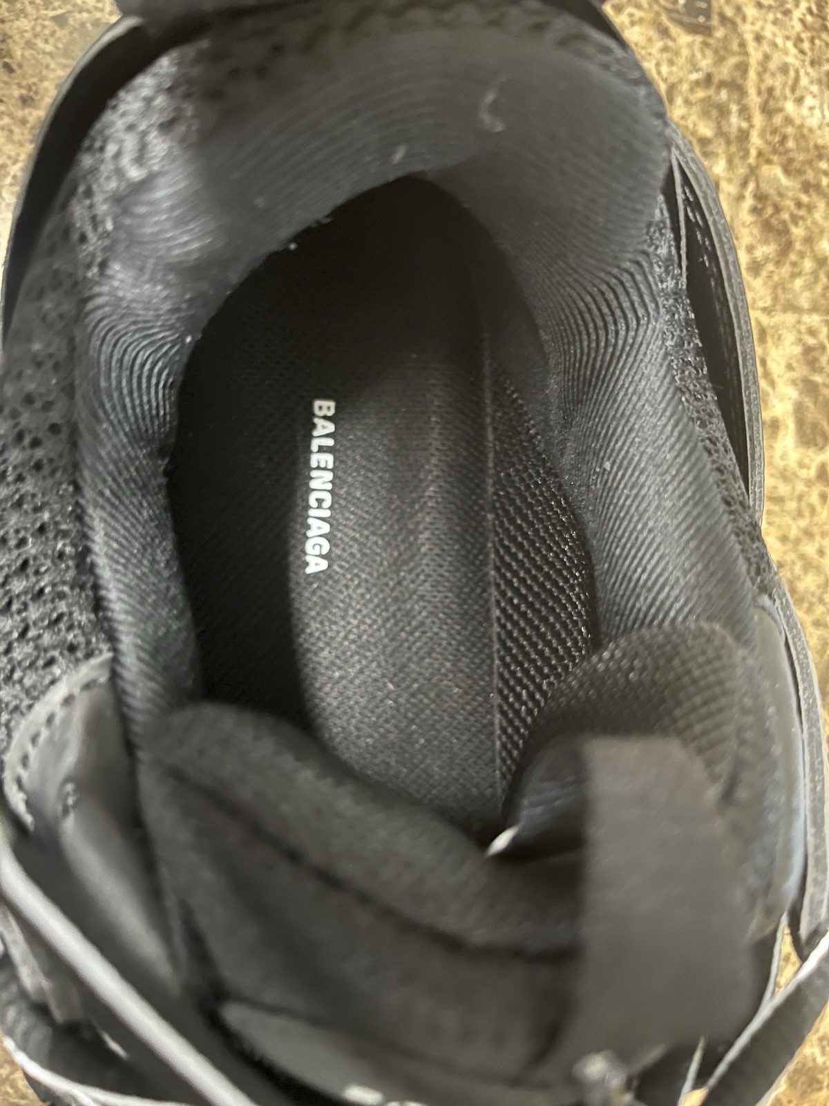 Balenciaga Track Men’s Black Low Top Lace-Up Athletic Sneaker