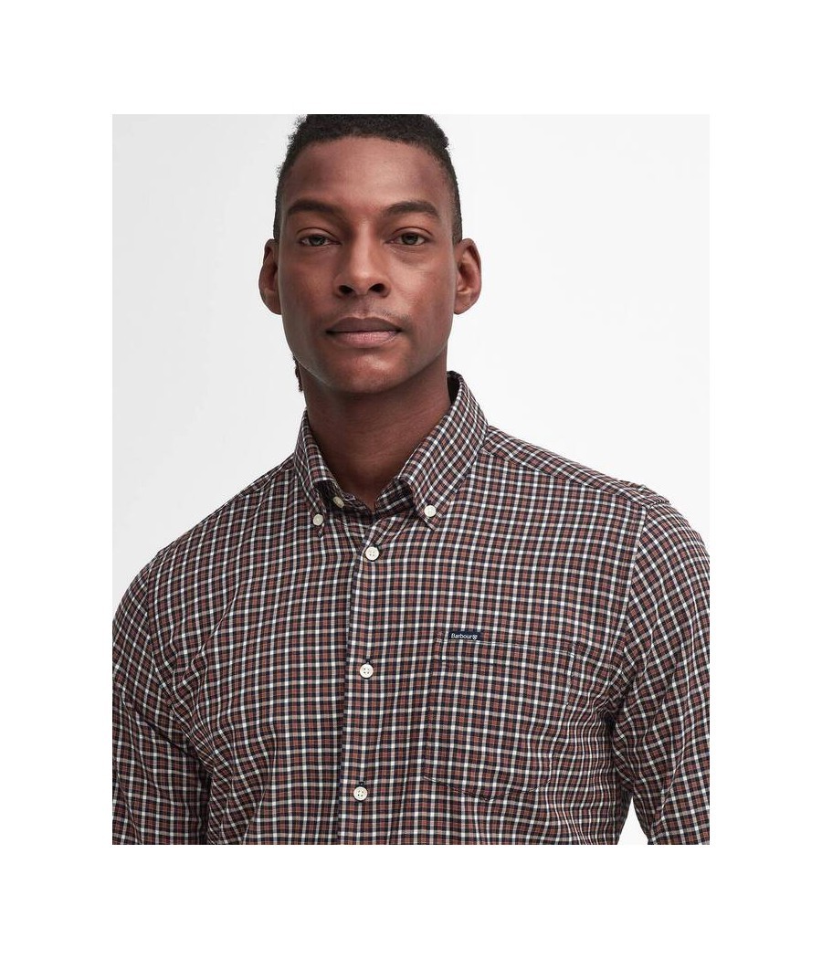 BARBOUR Casual Cotton Shirt Plaid Warm 100% Cotton – Color Options