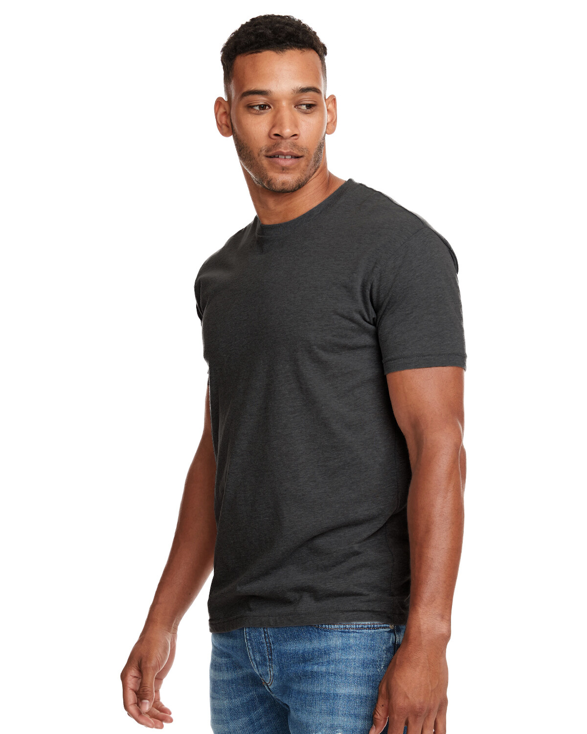 Men’s Short Sleeve T Shirt Size 3XL Charcoal Gray Next Level 6210 NEW Blank
