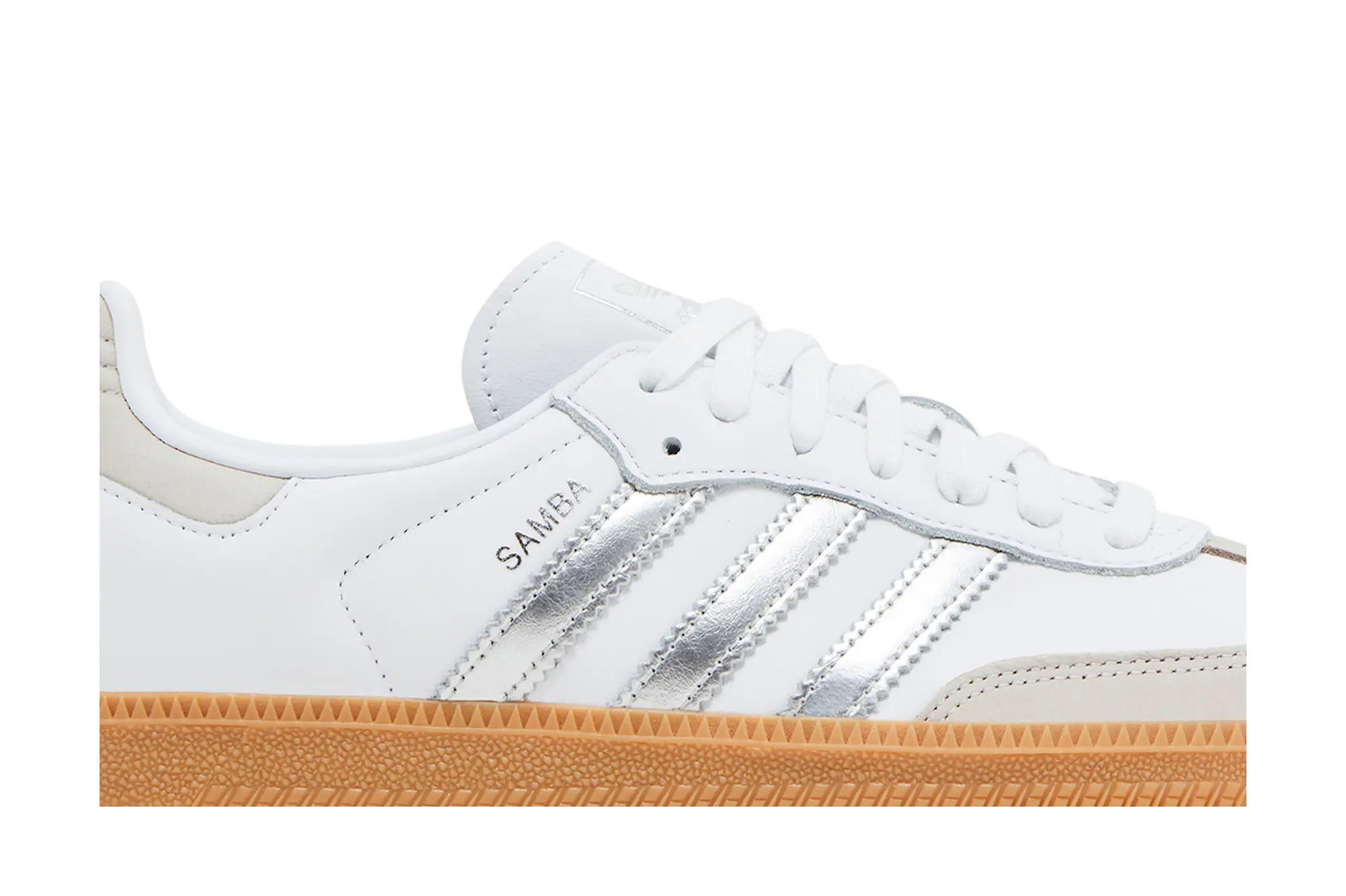 adidas Womens Samba OG White Silver Metallic Grey JI2725 Available Now