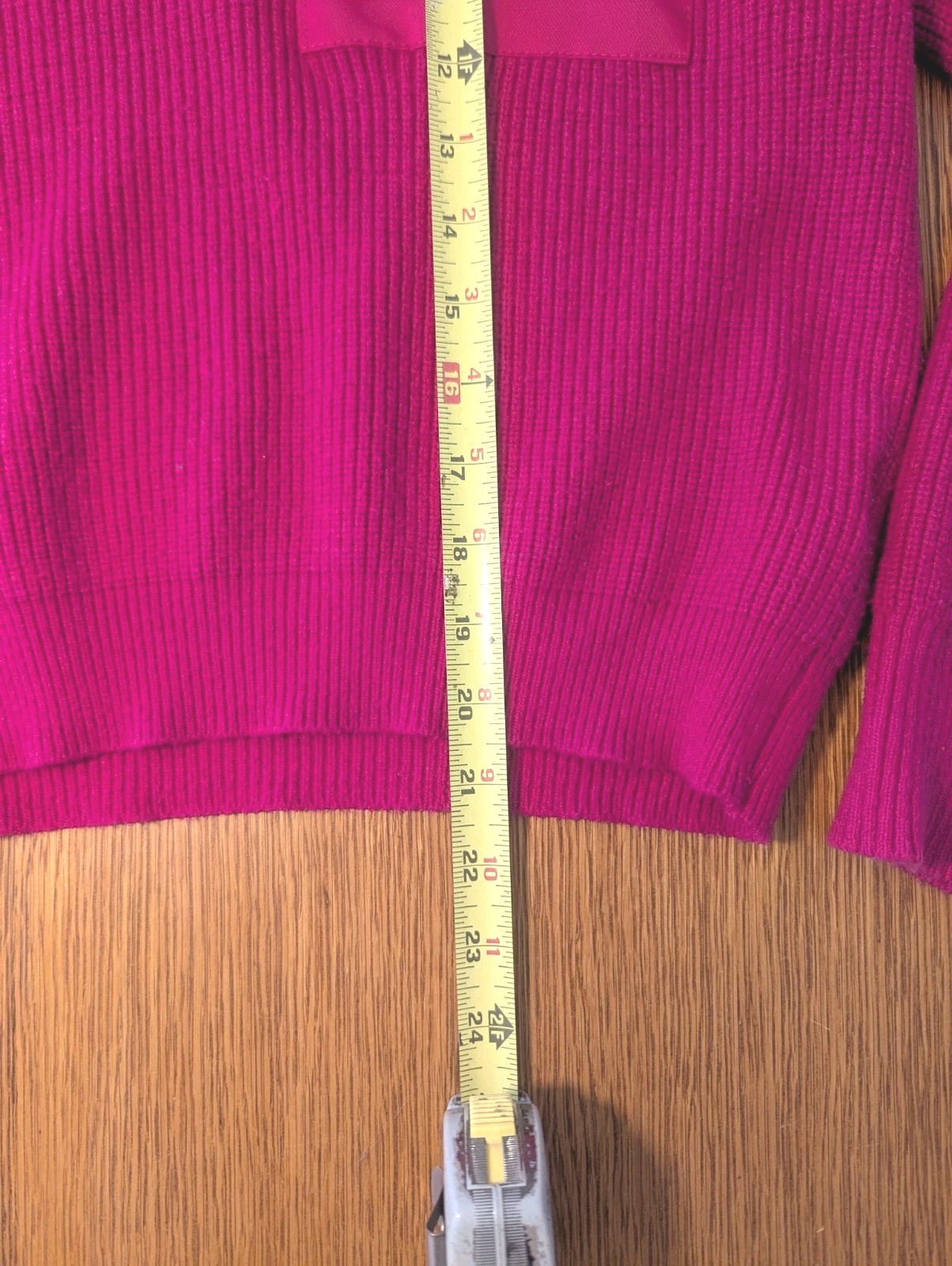 Zara Knit Pullover Sweater Womens Size 13-14 CM 164 Magenta Pink