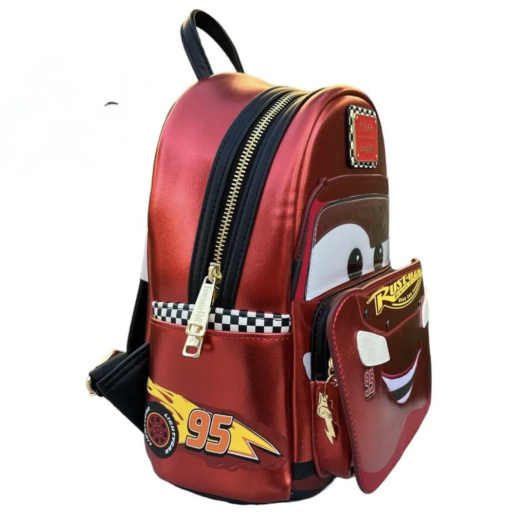 NWT Loungefly Disney Lightning McQueen Cars Metallic Backpack HTF