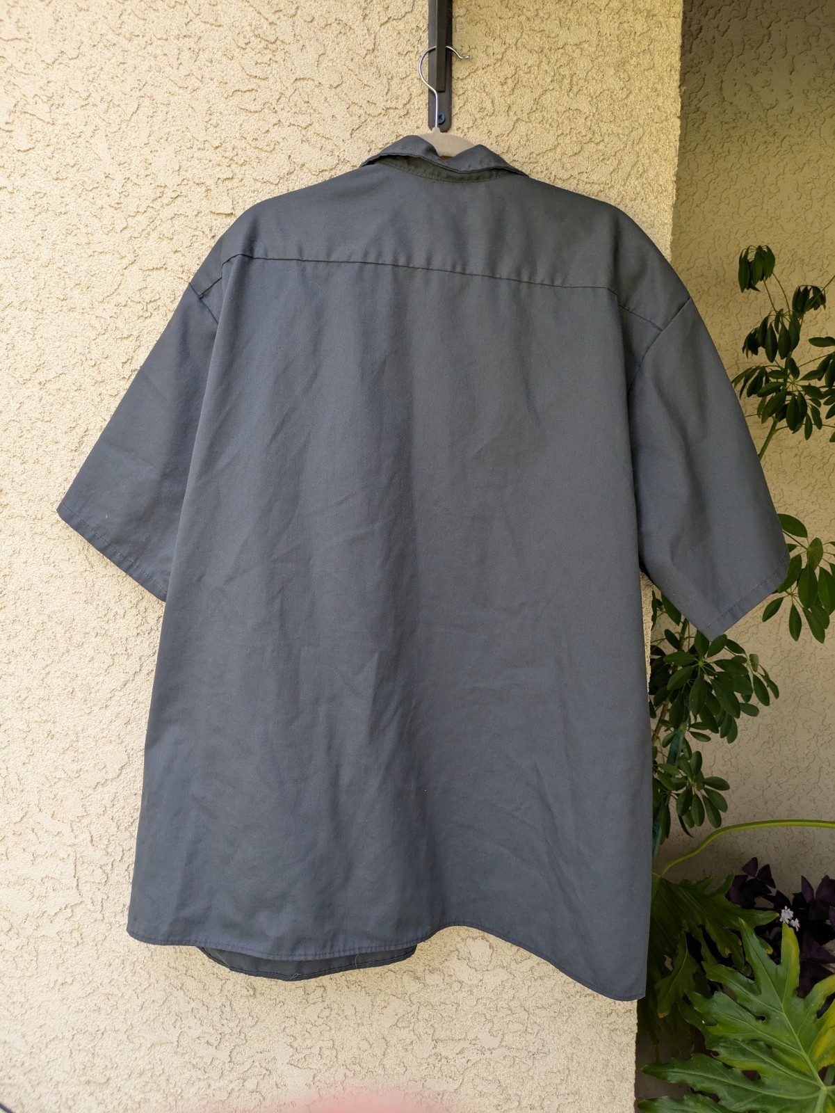 Men’s Red Kap Industrial S/S Twill Work Shirt (SP24) Navy Size 4XL