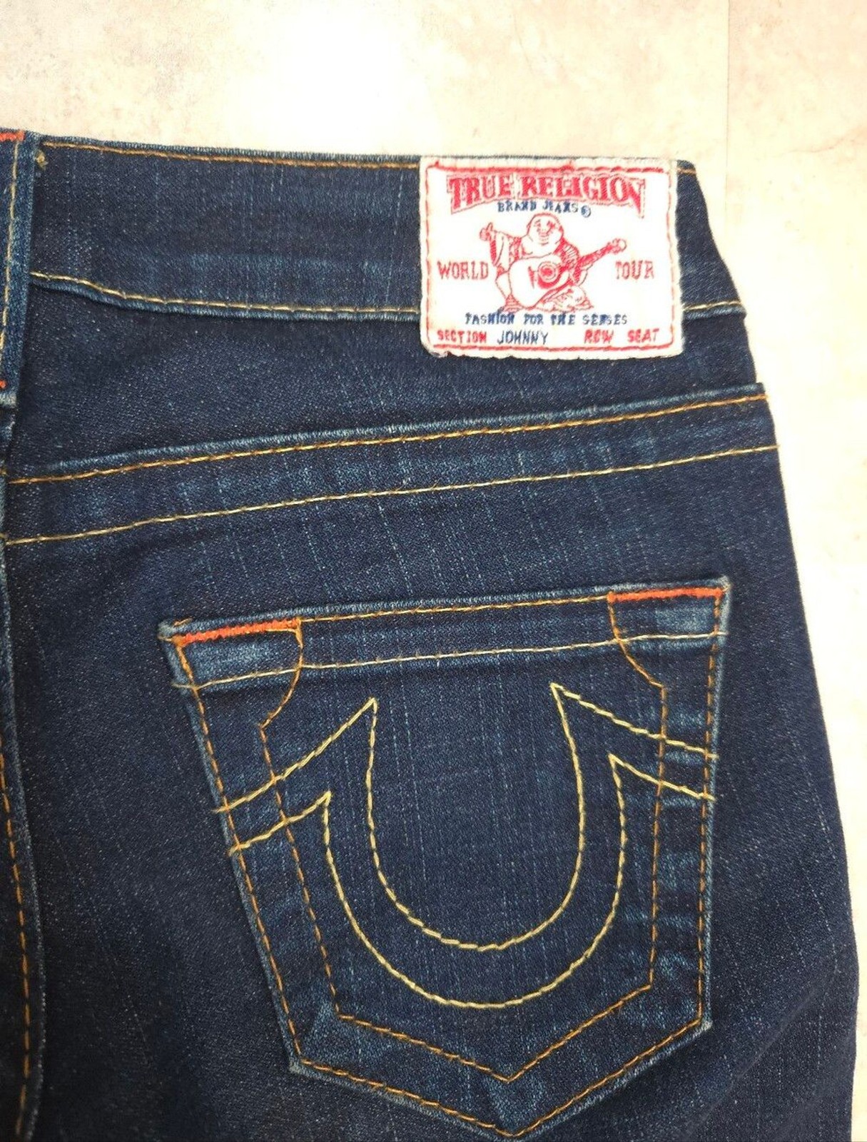True Religion Women’s Johnny Low Rise Y2K Straight Bootcut Denim Jeans 10-502 24