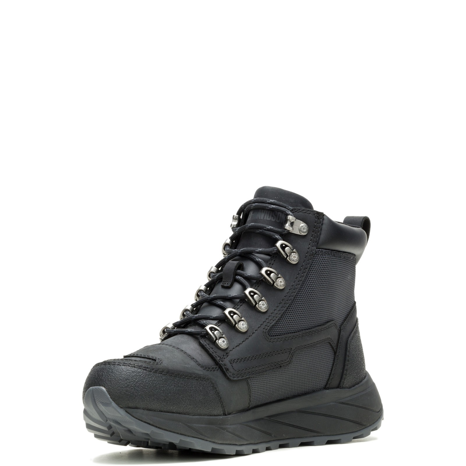 Harley-Davidson Greyford 4.75 Inch D96323 Mens Black Motorcycle Boots