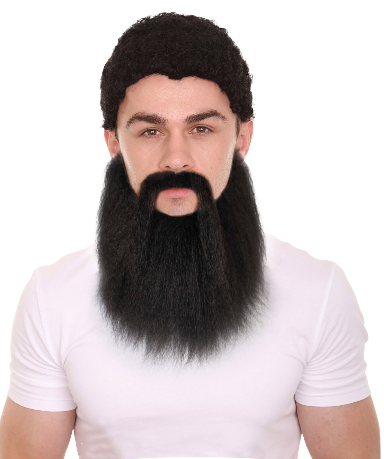HPO Men’s Synthetic Long Beard, Cosplay Facial Hair , Multiple Color, M-1313