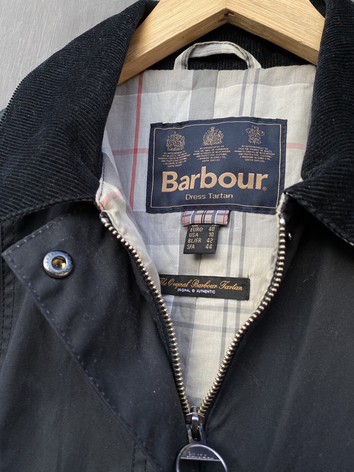 Barbour Iona Wax Jacket Size Uk14