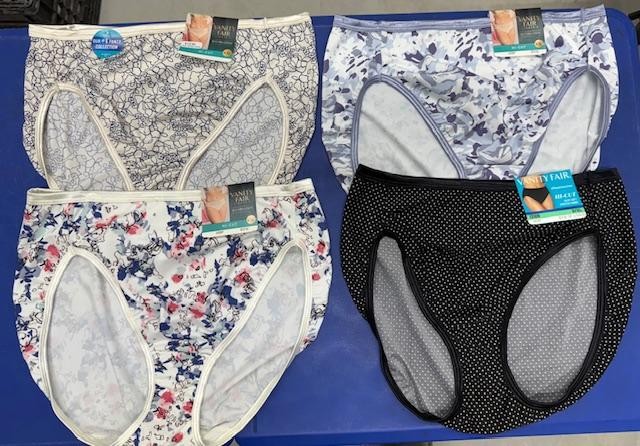 4 Pairs Vanity Fair Illumination Briefs HI-CUT Mixed PRINTS 13108 6 7 8 9 10