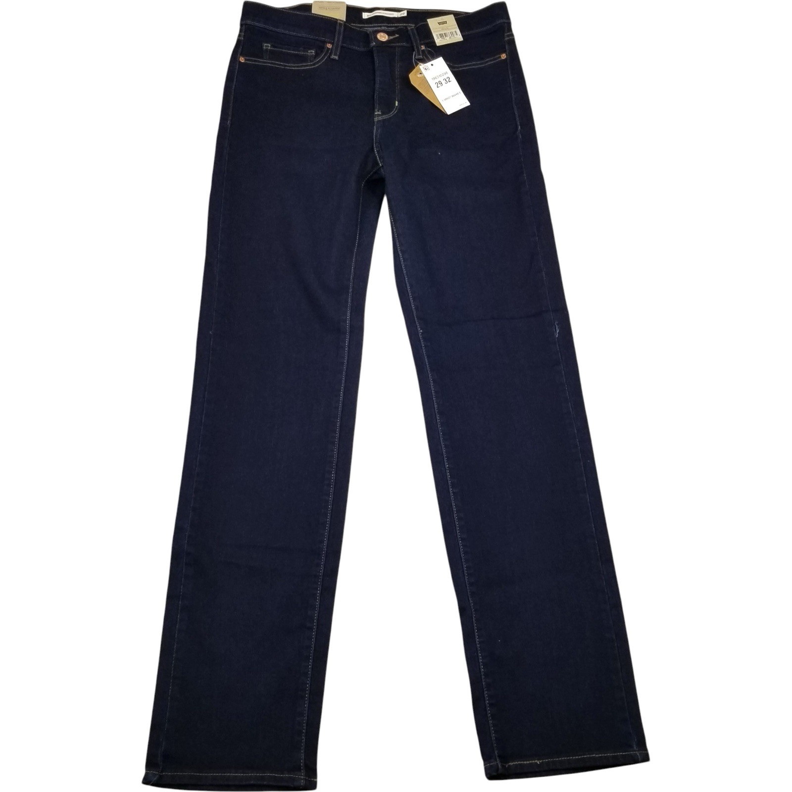 Levi’s Women’s 314 Shaping Straight Mid-Rise Stretch Denim Jean 29×32 Dark Wash