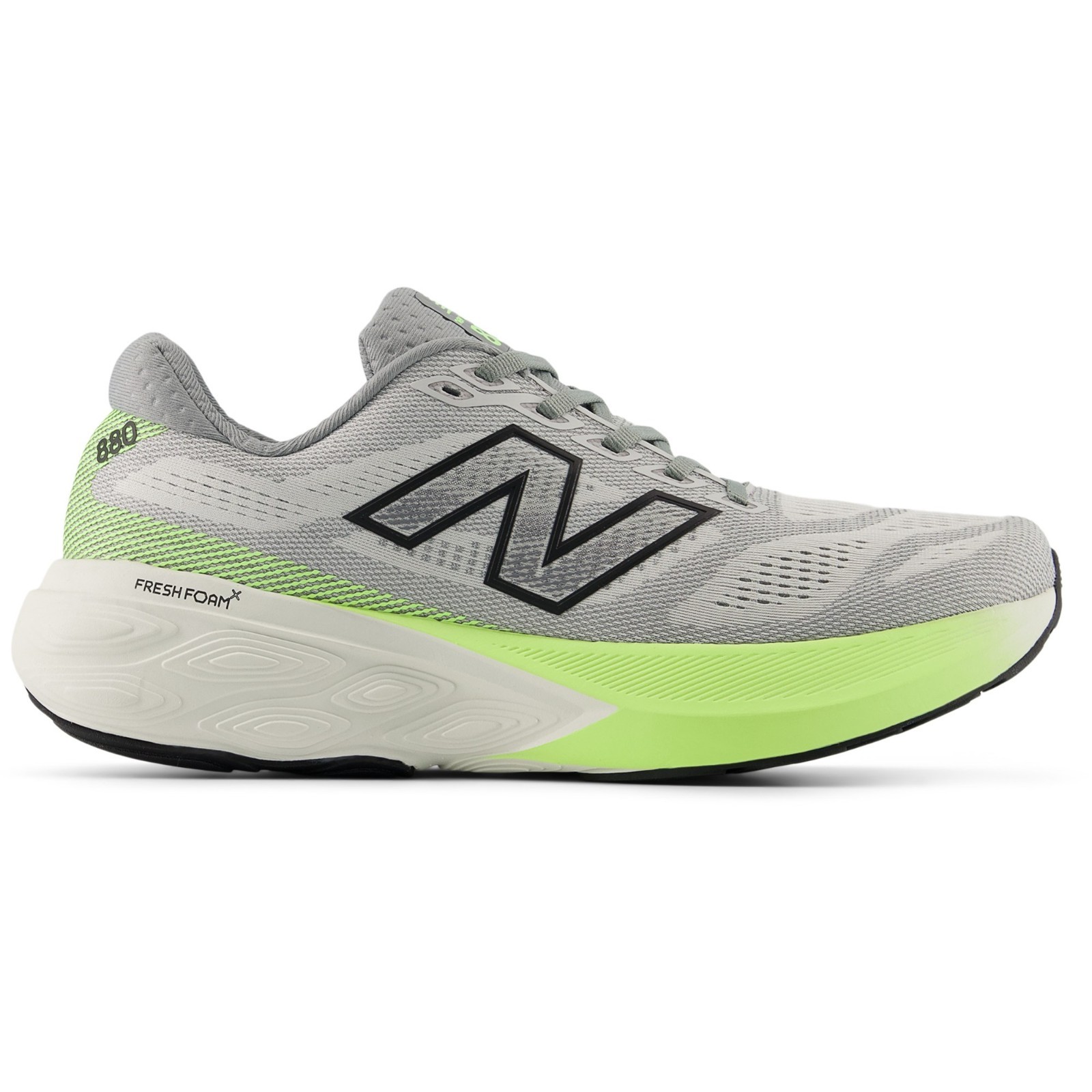 New Balance Fresh Foam X 880v15 Road-Running Shoes – Men’s Grey Matter/Afterglow
