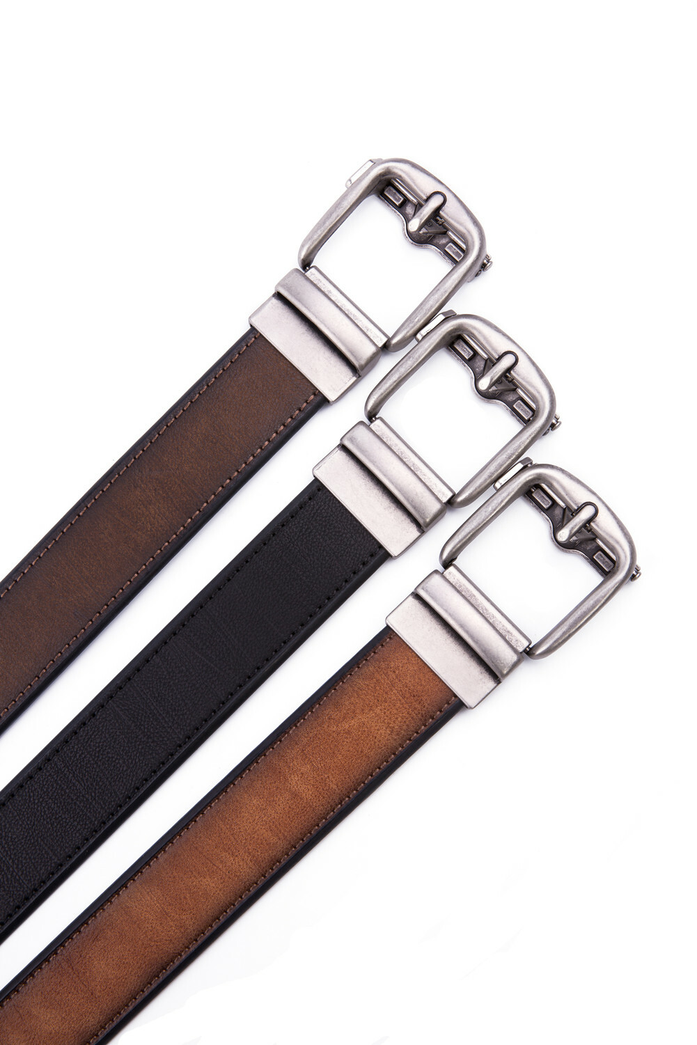 Ratchet Belt for Men Leather Dress Belts with Automatic Buckle,1.5inch width
