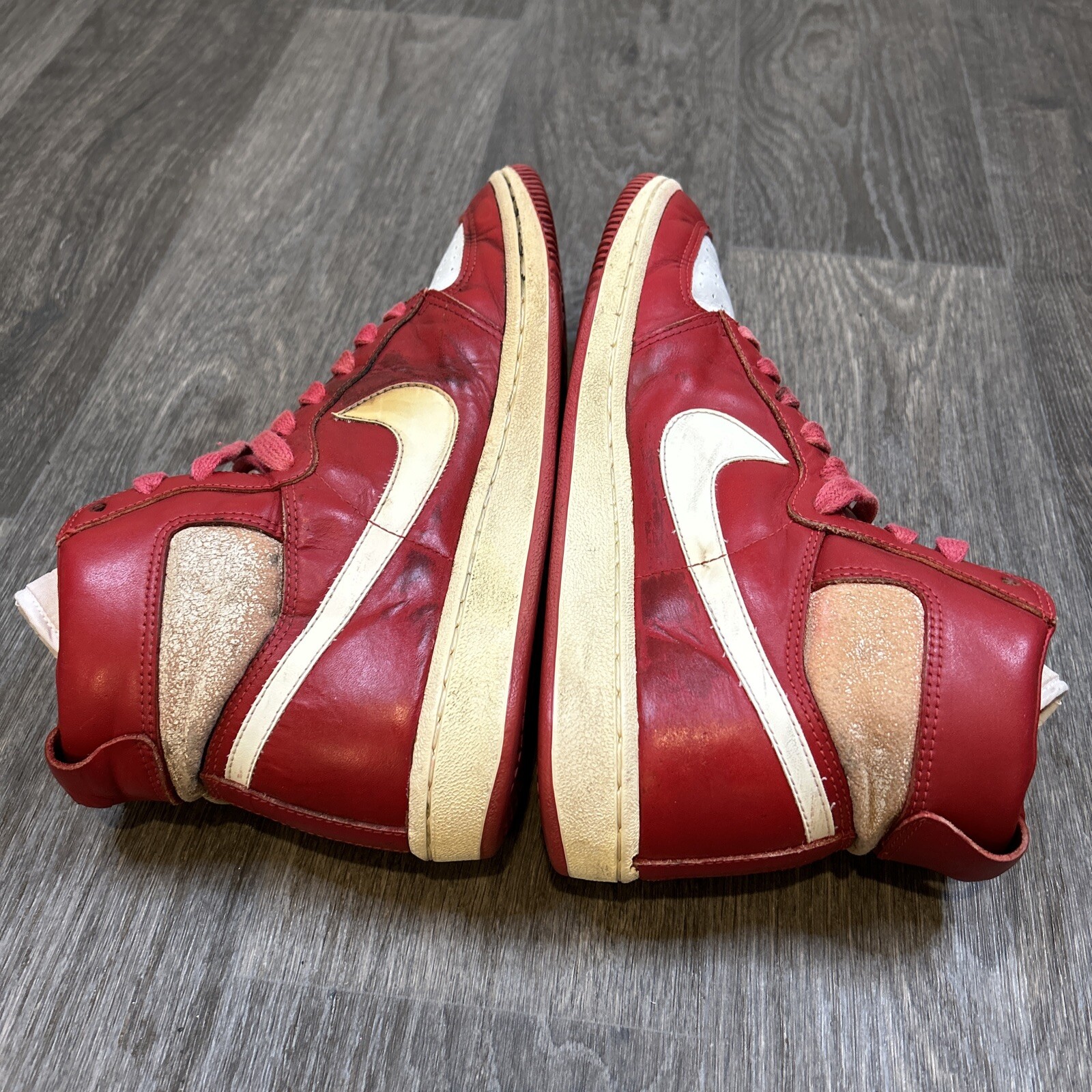 VTG Nike 1980’s Sales Sample Dynasty Red White Men’ US 9 1985 Original OG Shoes