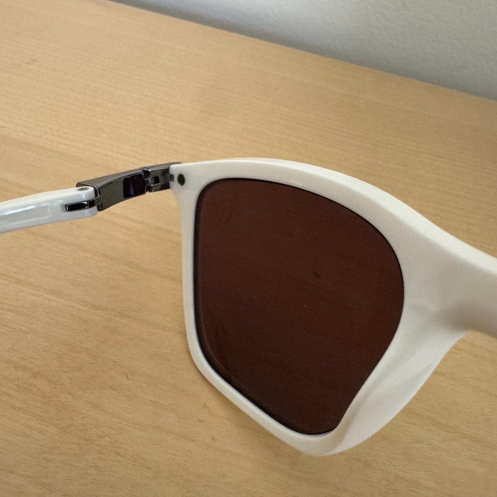 Ray-Ban RB4433-M Scuderia Ferrari Leclerc Edition White Polarized Sunglasses